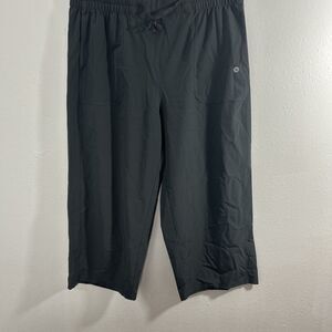Baleaf Pants Womens Extra Large Gray Crop Hiking Water‎ Resistant Outdoor